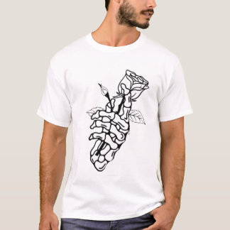 Minimalistisches abstraktes Linien-Zeichnungs-T-Sh T-Shirt