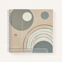 Minimalistisches Abstraktes Notebook
