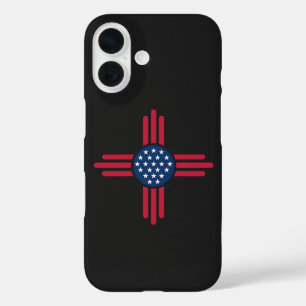 Minimalistisches amerikanisches Zia-Symbol – Saube iPhone 16 Hülle