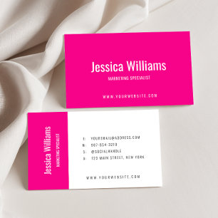 Minimalistisches anpassbares professionelles Hot P Visitenkarte