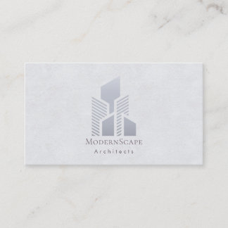 Minimalistisches architektonisches Logo (Lt Blue-G Visitenkarte