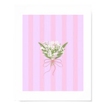 "Minimalistisches Baby's Breath Bouquet Poster'