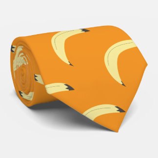 Minimalistisches Bananen-Wiederholungsmuster Obst Krawatte