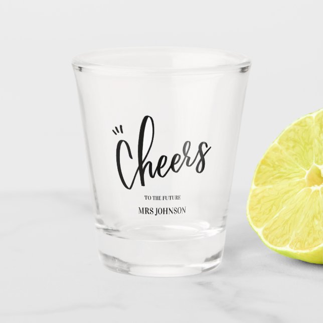 Minimalistisches Beifall für das künftige MRS-Brau Schnapsglas (Vorderseite)