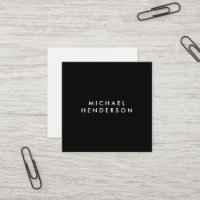 Minimalistisches berufliches elegantes Schwarzes