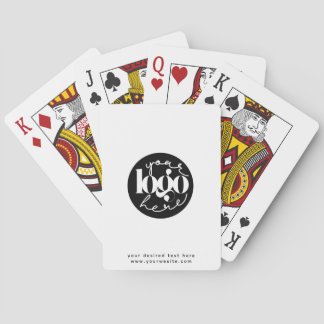 Minimalistisches Berufliches Firmenlogo Spielkarten