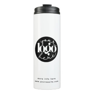 Minimalistisches Berufliches Firmenlogo Thermosbecher
