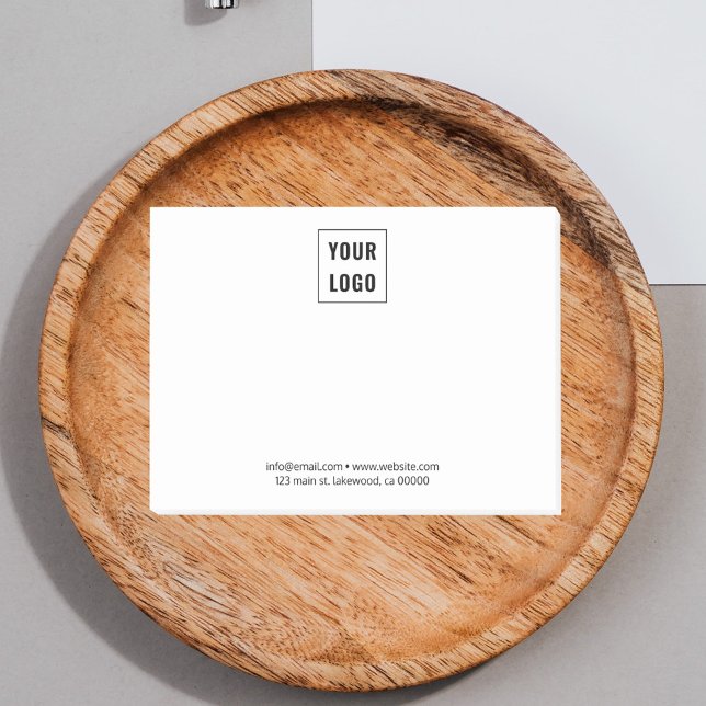 Minimalistisches Berufliches Geschäftslogo Post-it Klebezettel (Von Creator hochgeladen)