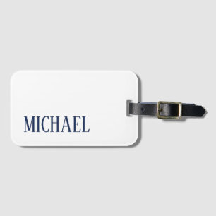 Minimalistisches Berufliches Modernes Elegantes Gepäckanhänger