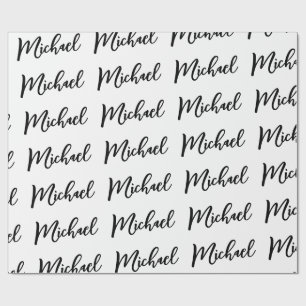 Minimalistisches Berufliches Modernes Elegantes Geschenkpapier