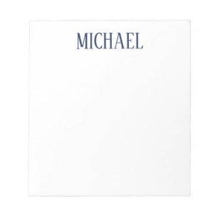 Minimalistisches Berufliches Modernes Elegantes Notizblock