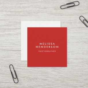 Minimalistisches berufliches modernes quadratische visitenkarte