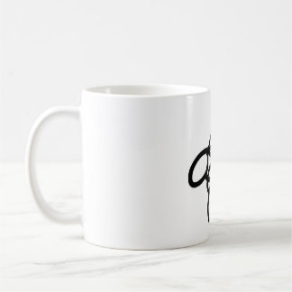 Minimalistisches Bienen-Liniendesign – Moderne ein Kaffeetasse