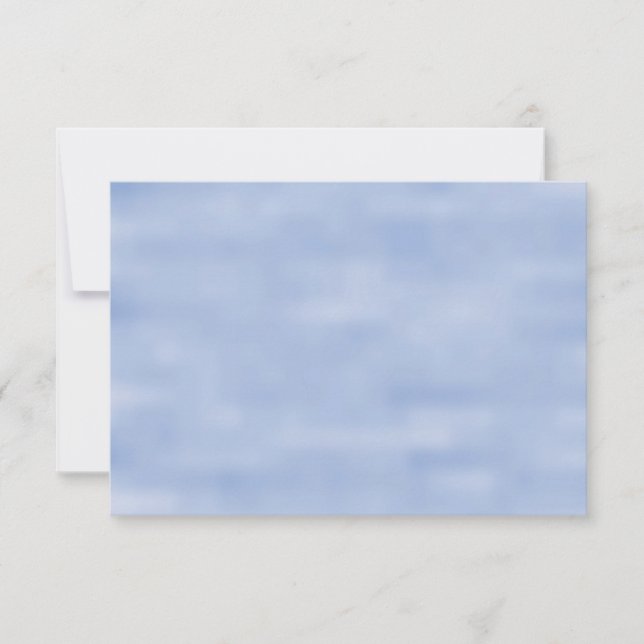Minimalistisches blaues Himmel abstraktes Muster n Dankeskarte (Vorderseite)