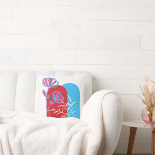 MINIMALISTISCHES BOGENFÖRMIGES TRENDDESIGN KISSEN