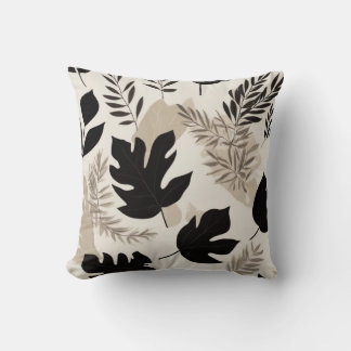 Minimalistisches Botanisches Kissen im japanischen