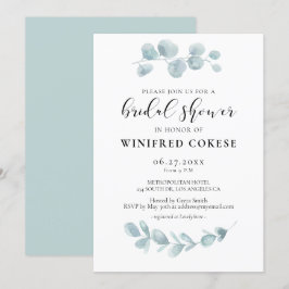 Minimalistisches Brautparty Einladung