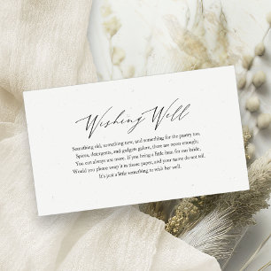 Minimalistisches Brautparty, gut einsetzen Begleitkarte