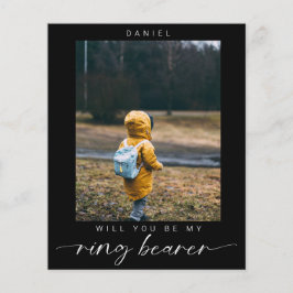 Minimalistisches Budget Werden Sie mein Ringträger