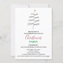 Minimalistisches Business Business Party Einladung