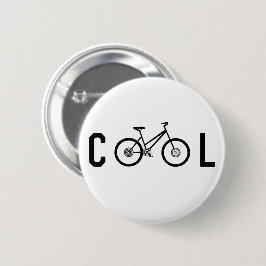 Minimalistisches Cooles Fahrrad-Geschenk Button
