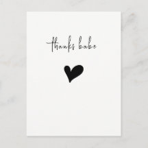 Minimalistisches Danke-Herz