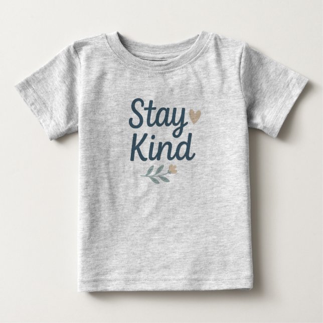 Minimalistisches Design bleibe Baby T-shirt (Vorderseite)