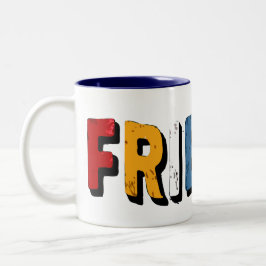 Minimalistisches Design der Tasse "FREUNDE"