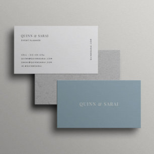 Minimalistisches Design Elegant sauberes, sauberes Visitenkarte