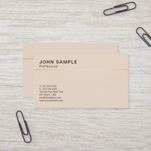 Minimalistisches Design Elegante Farbe Kreativ Visitenkarte