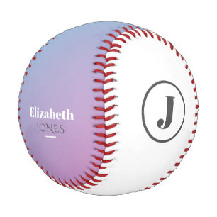 Minimalistisches Design in Pastellfarben Baseball