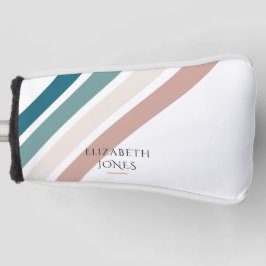 Minimalistisches Design in Pastellfarben Golf Headcover