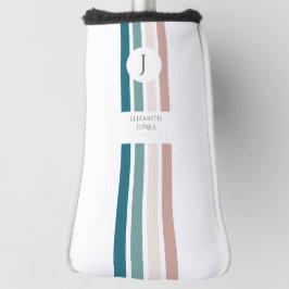 Minimalistisches Design in Pastellfarben Golf Headcover
