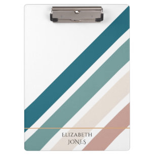 Minimalistisches Design in Pastellfarben Klemmbrett