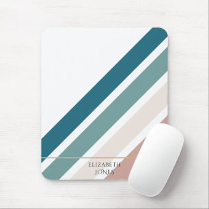 Minimalistisches Design in Pastellfarben Mousepad