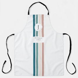 Minimalistisches Design in Pastellfarben Schürze