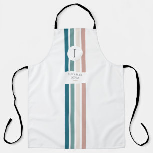 Minimalistisches Design in Pastellfarben Schürze