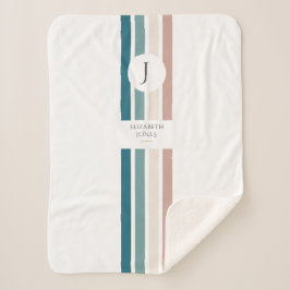 Minimalistisches Design in Pastellfarben Sherpadecke