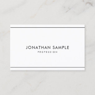 Minimalistisches Design Modernes Beruflich Einfach Visitenkarte