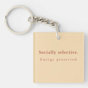 Minimalistisches Design-Schlüsselanhänger Neutrale Schlüsselanhänger