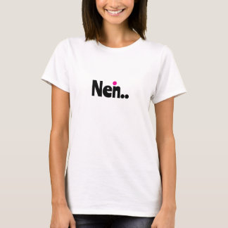 Minimalistisches deutsches „NEIN.“-T-Shirt  T-Shirt
