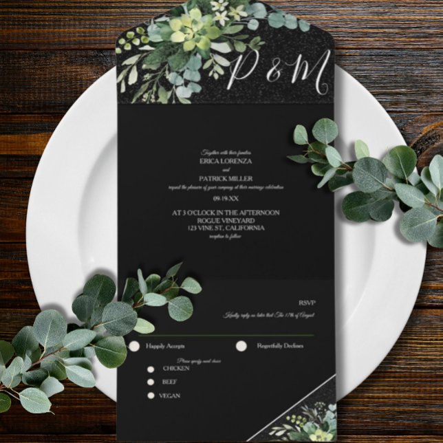 Minimalistisches Drehbuch All In One Einladung (Von Creator hochgeladen)