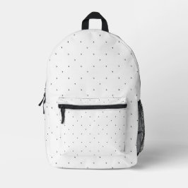 Minimalistisches Dreieck-Muster-Aktenordner-Set Bedruckter Rucksack
