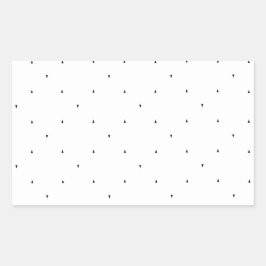 Minimalistisches Dreieck-Muster-Aktenordner-Set Rechteckiger Aufkleber