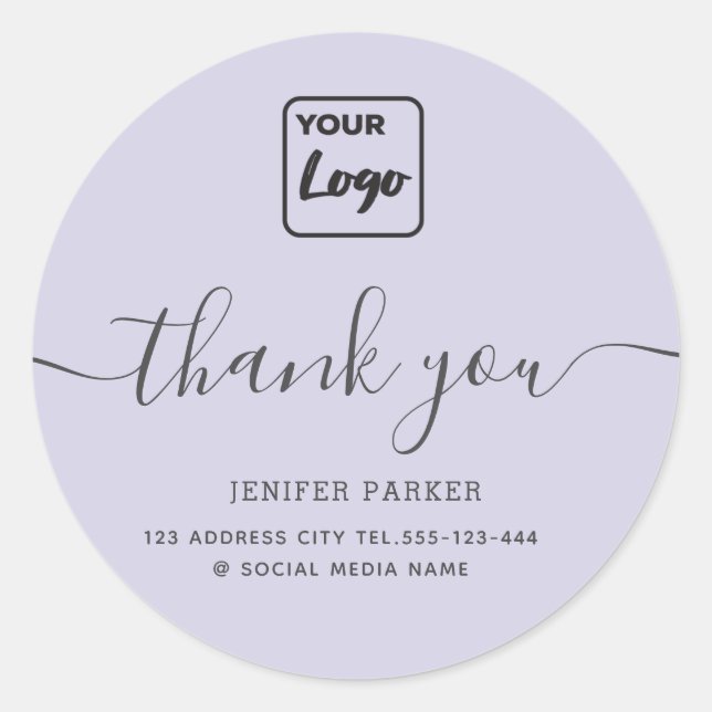 Minimalistisches, einfaches Skript benutzerdefinie Runder Aufkleber (Vorderseite)