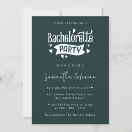 Minimalistisches einfaches Skript Moderner Jungges Einladung