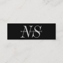 Minimalistisches einzigartiges mini visitenkarte