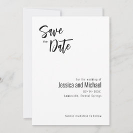 💍 Minimalistisches Elegant Save The Date