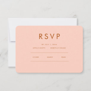 Minimalistisches Elegant UAWG & QR-Website RSVP Karte