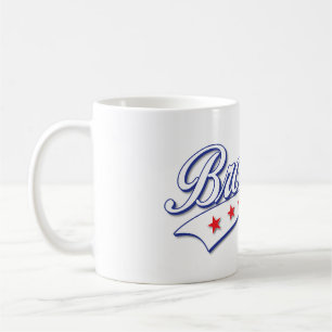 Minimalistisches Elegantes Brooklyn-Design Kaffeetasse